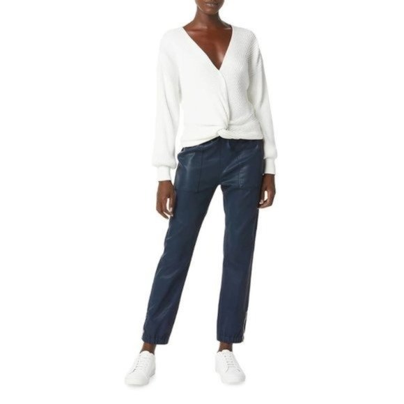 HUDSON JEANS Coated Utility Jogger Jeans in Pageant Blue Coate NWT - Picture 2 of 8